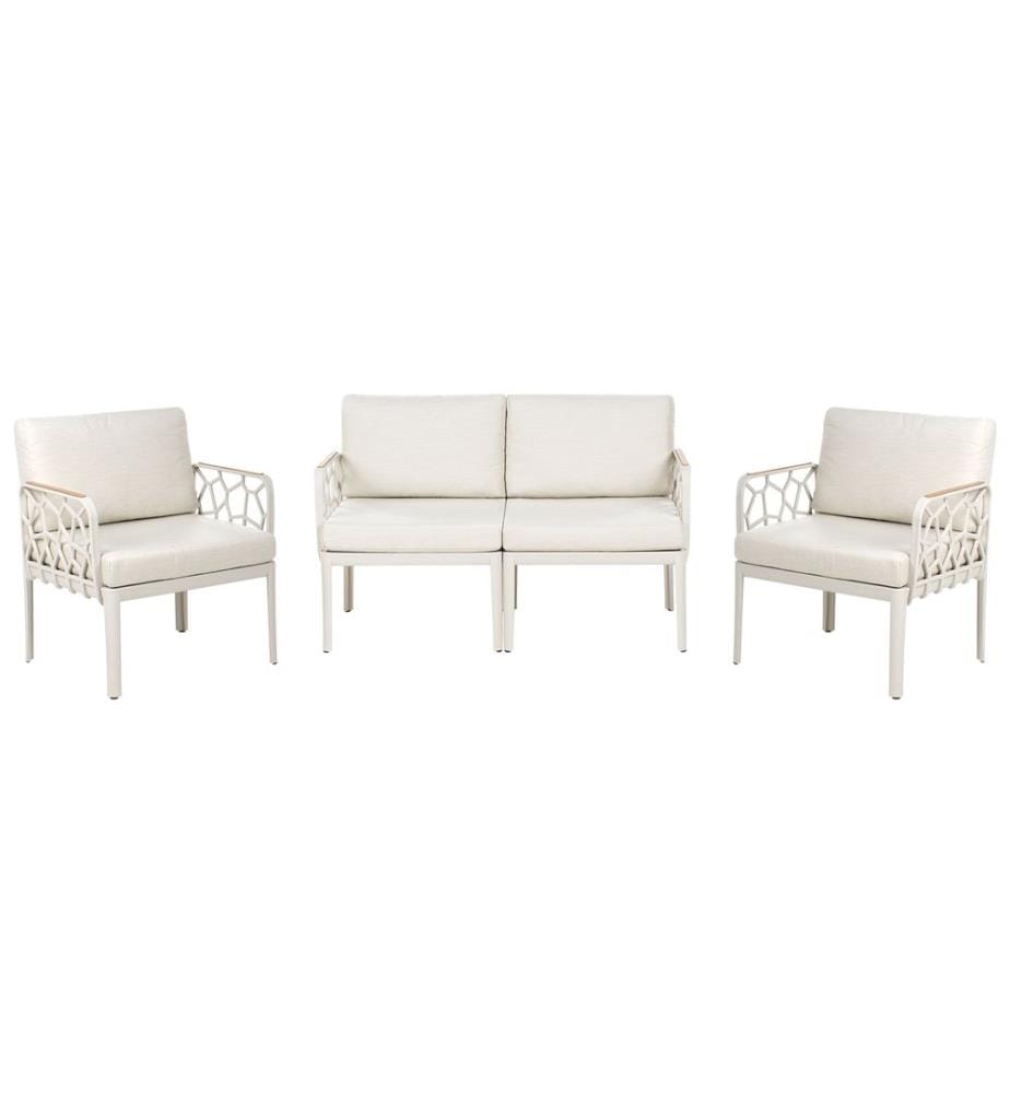 Ensemble de canapés de jardin 4 places ERICHE Beige clair