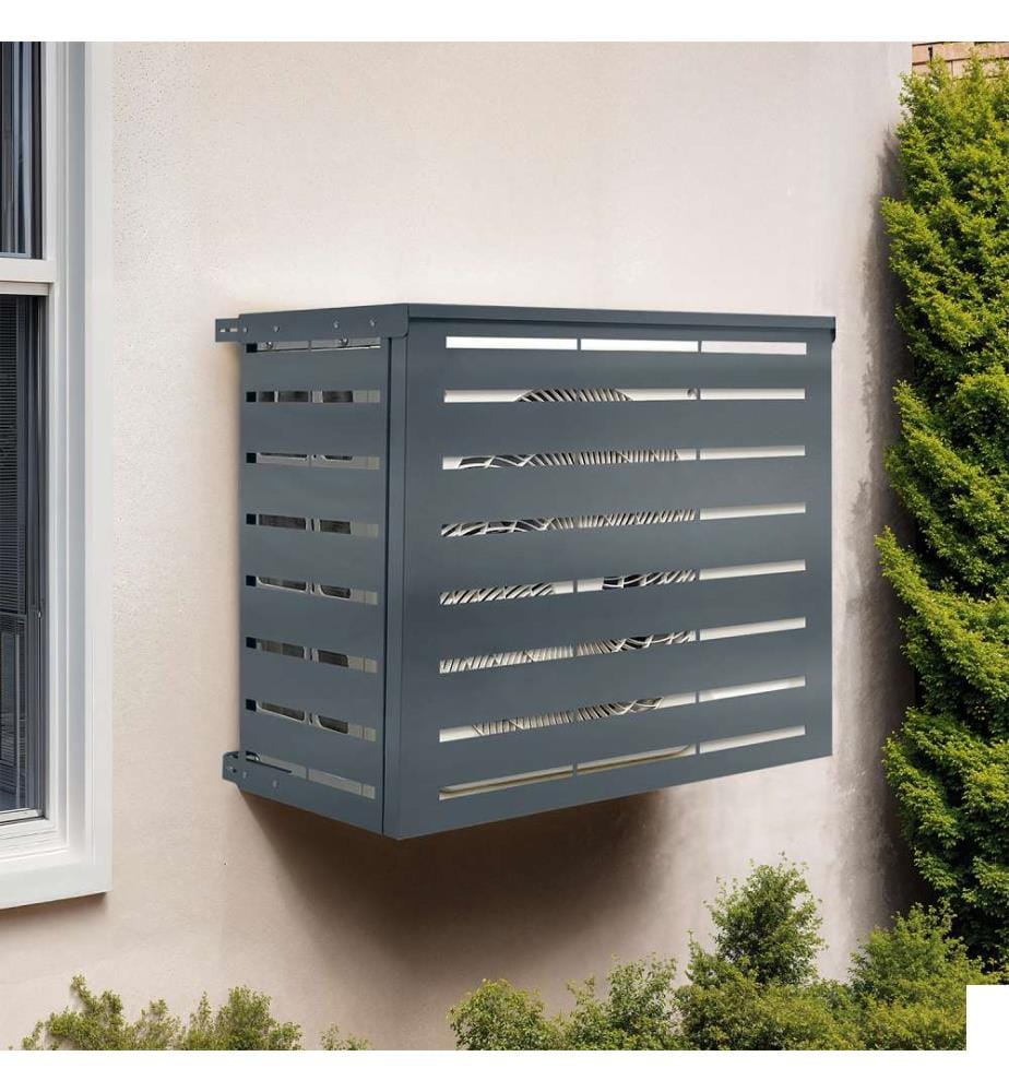 Cache Clim Extérieur Petit Modèle - Gris