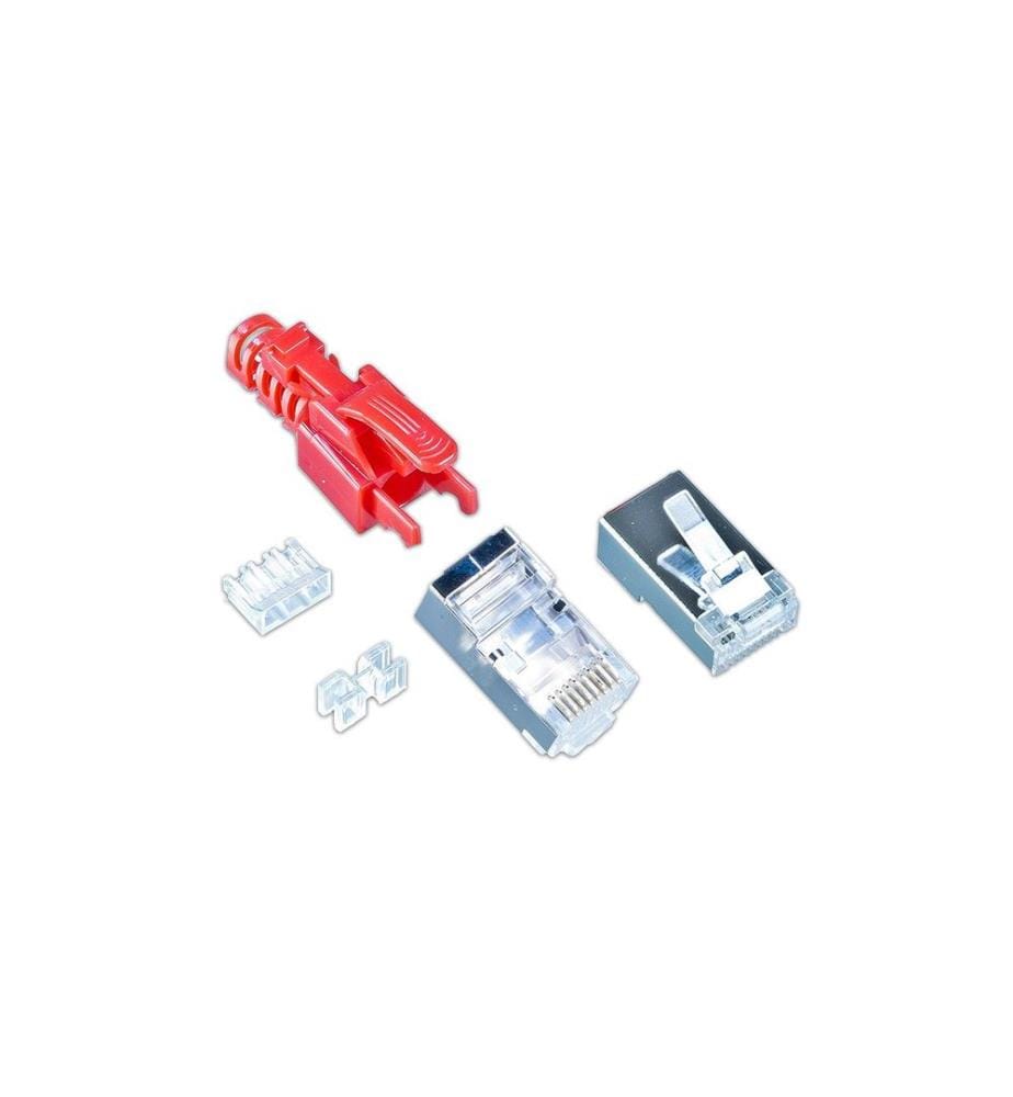 WIREWIN - Connecteur RJ45 KAT6A Securelock 10 Pièce/s, Rouge