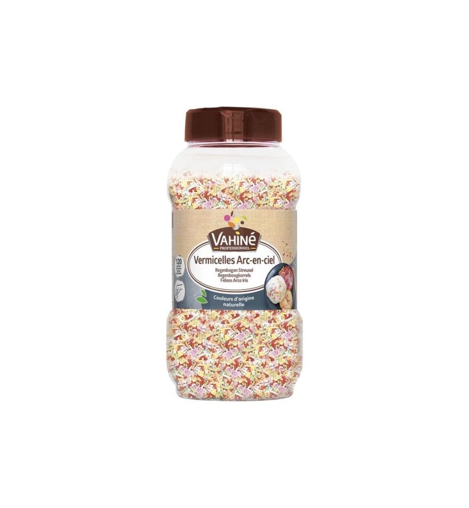 Vahiné - Décors en sucre Vermicelles arc-en-ciel 700 g