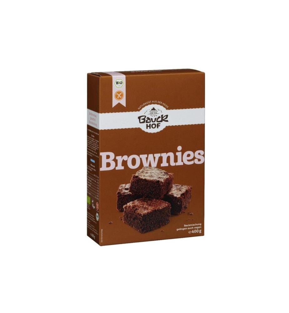 Bauck Mühle - Préparation à gâteau Brownies sans gluten 400 g