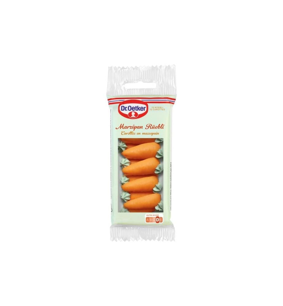 Dr.Oetker Massepain Carottes 12 pièces