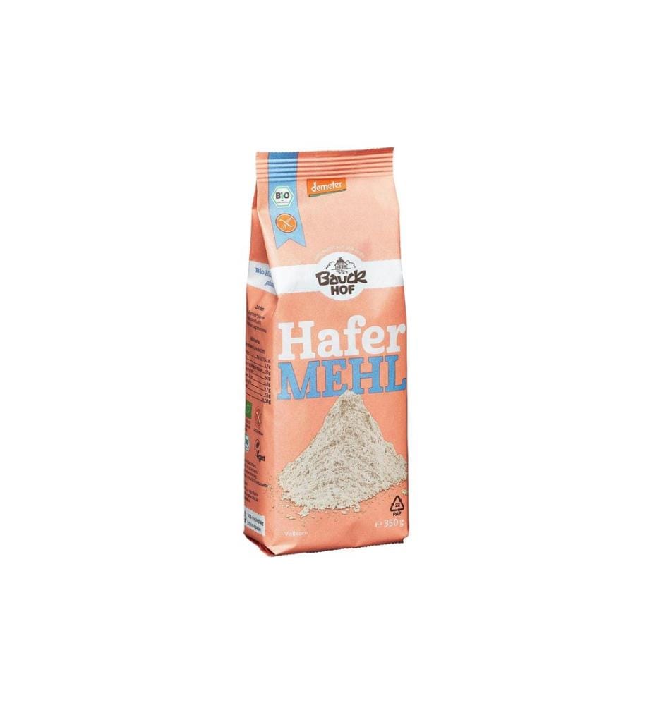 Bauck Mühle - Farine d'avoine complète sans gluten Demeter 350 g