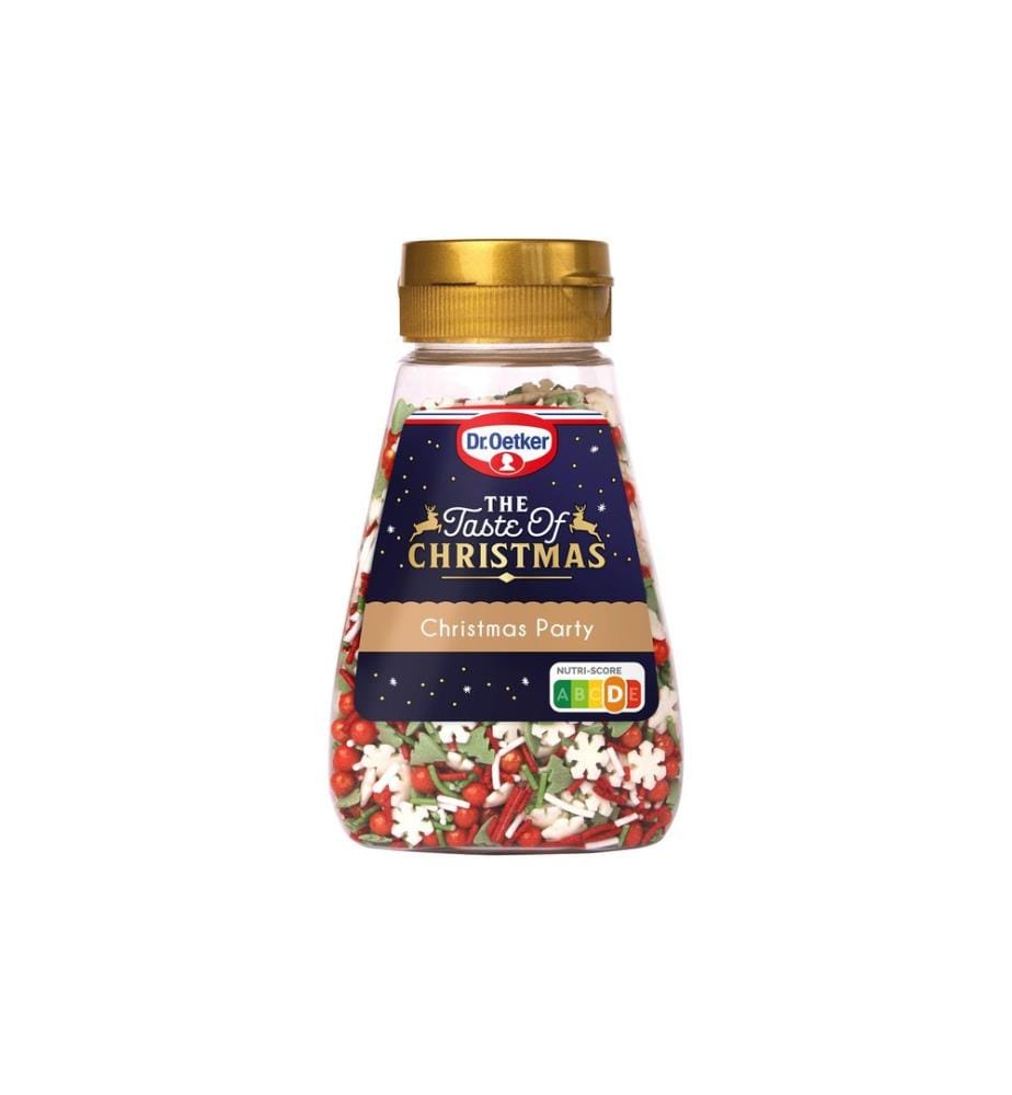 Dr.Oetker Décors en sucre Décors à parsemer Christmas Party 110 g