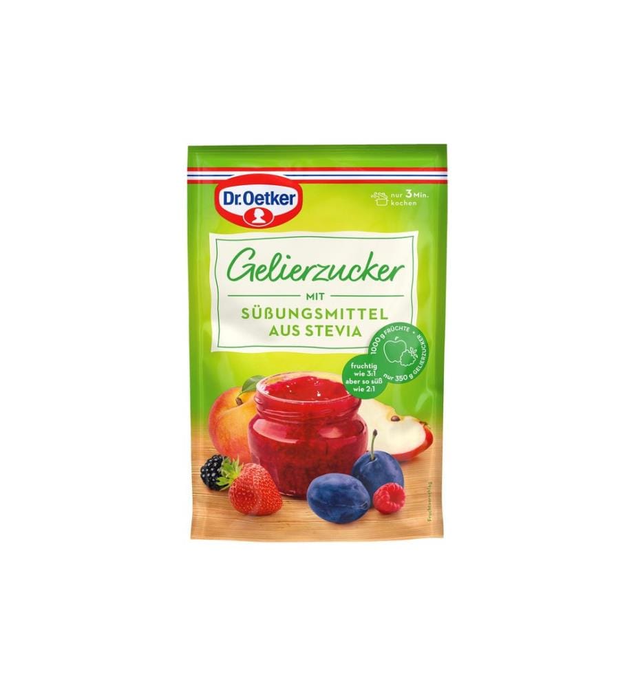Dr.Oetker Sucre gélifiant avec édulcorant à base de stévia 350 g