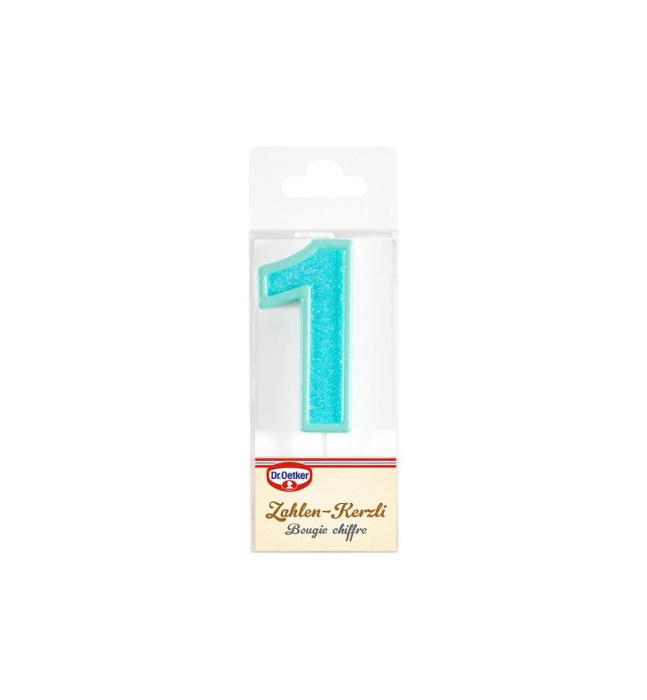 Bougie chiffre Dr.Oetker 1 1 pièce