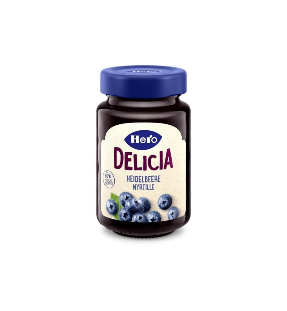 Hero Tartinade de confiture de myrtilles 290 g