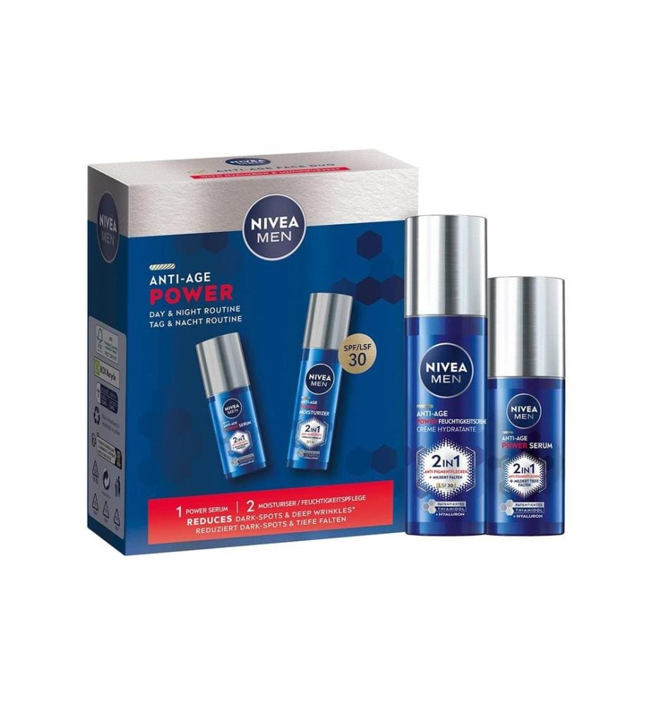 NIVEA MEN - Sérum pour le visage Puissance anti-âge Set