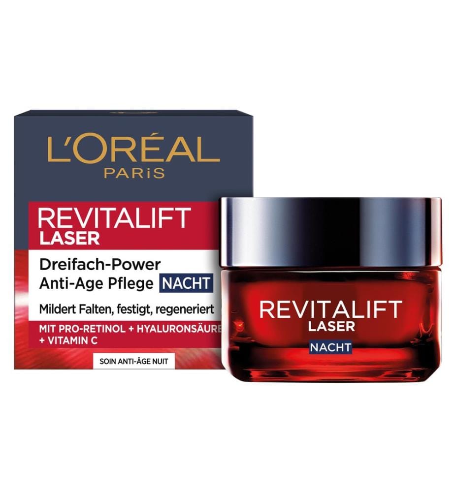L'Oréal Paris - Crème de nuit RevitaLift Laser X3 Anti-Age 50 ml