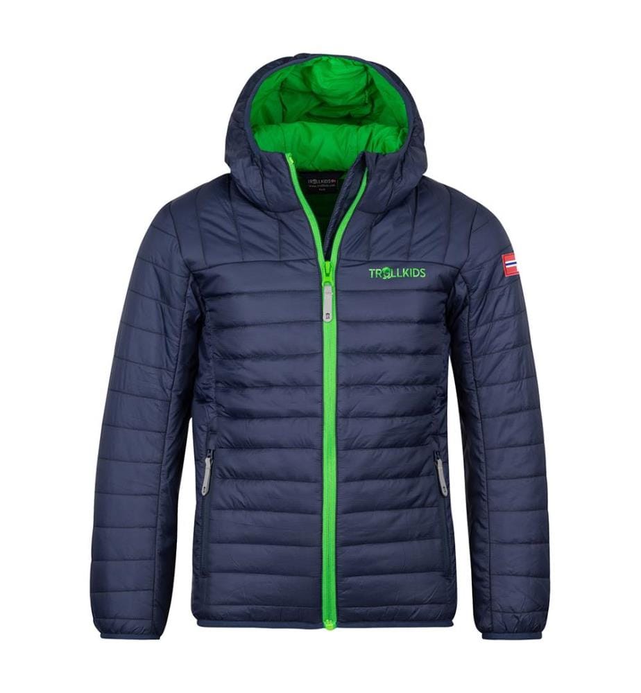 Doudoune Eikefjord - Bleu marine et vert vif