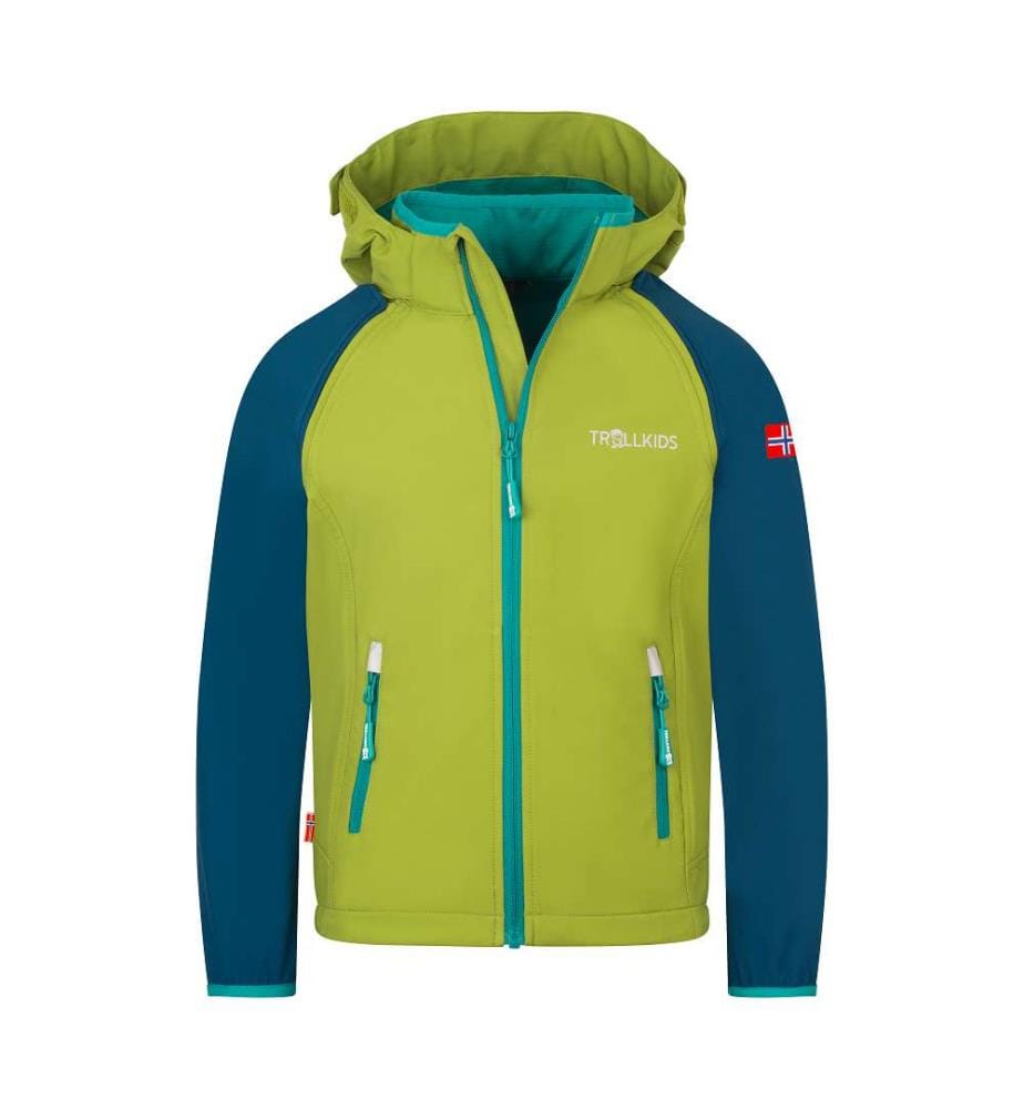 Veste Softshell Rondane Zip Off XT - Pear Green & Madeira Blue & Sea Green