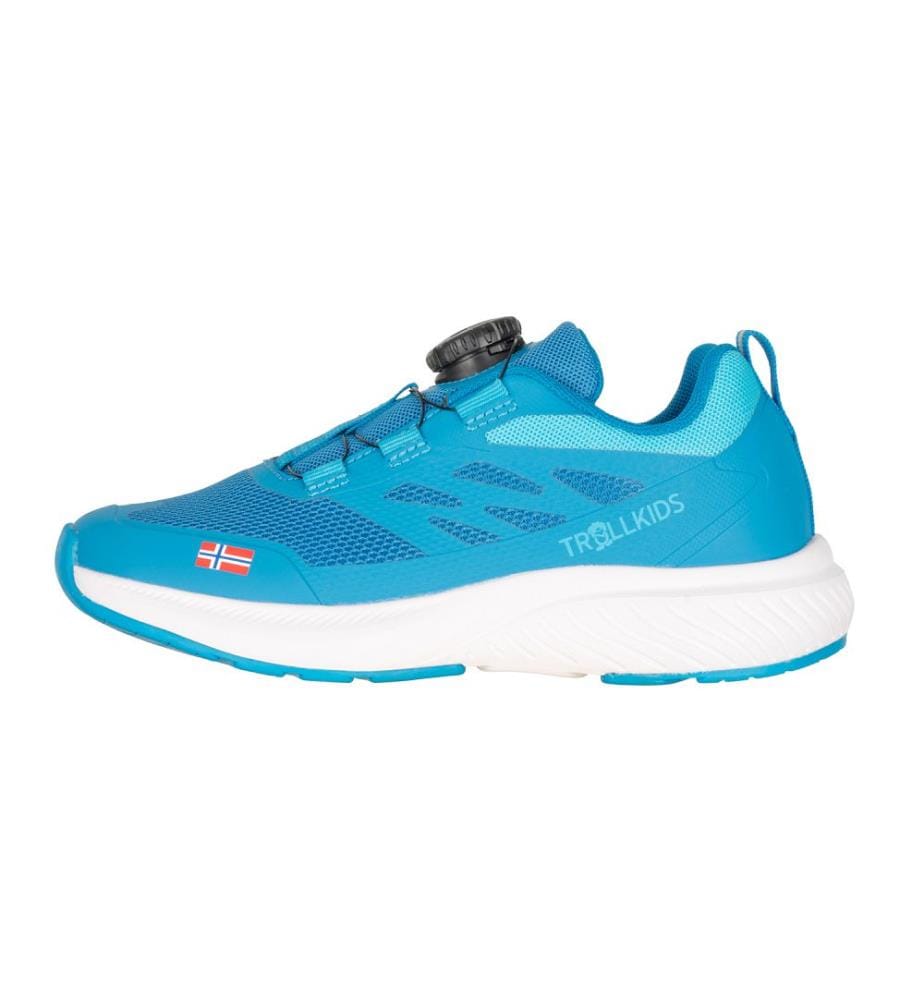 Sneaker Bryggen - moutarde et bleu dynamique