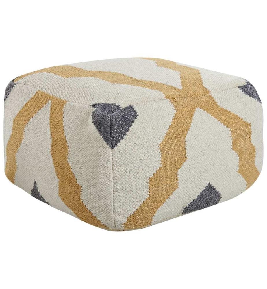 Pouf ZEUGMA Laine Beige