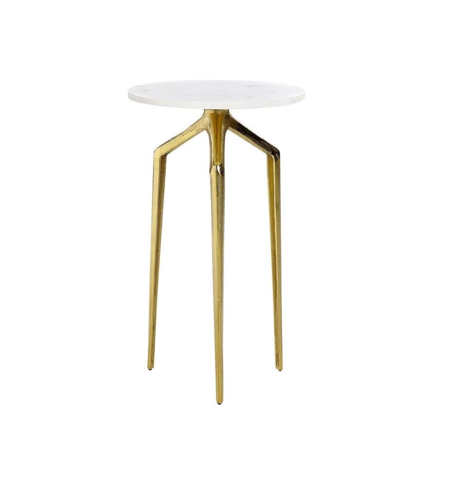 Table d'appoint TILPA Marbre Blanc