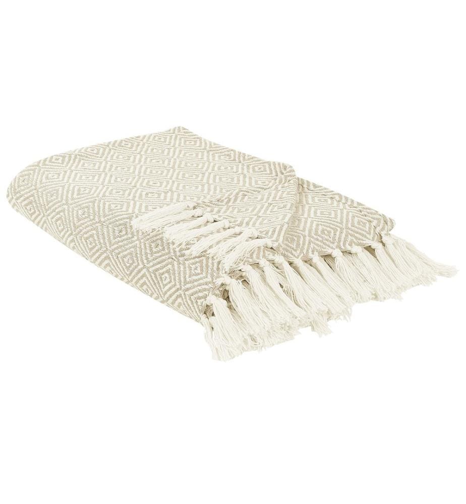 Couvre-lits TOUTLI Coton 200 x 220 cm Beige clair