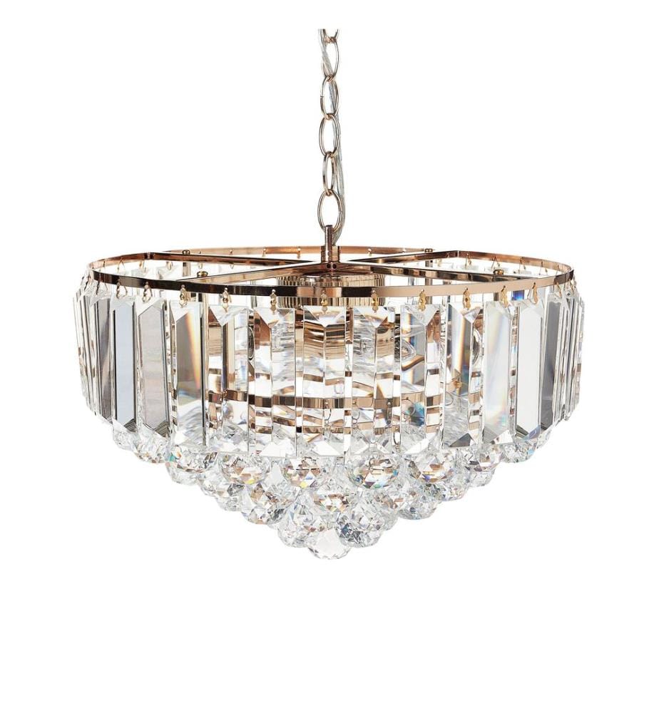 Lustre ACHEIRO L Cristal Doré