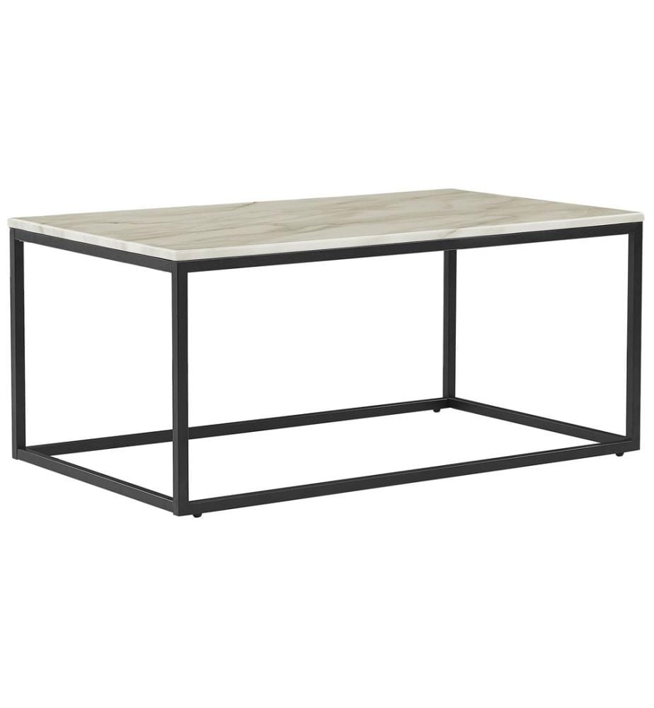 Table basse DELANO Marbre/noir
