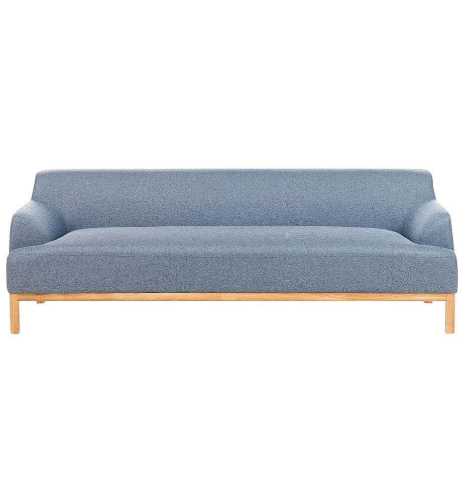 Canapé 3 places SOSJO Tissu Bleu