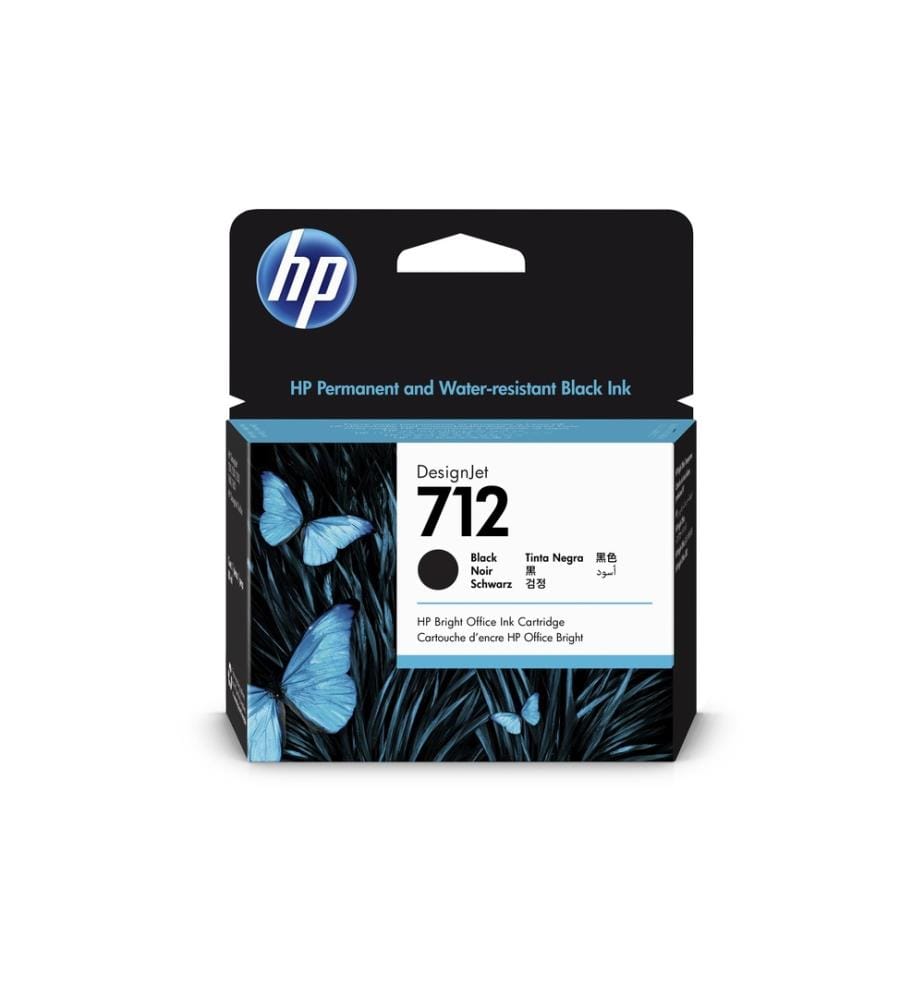 HP - Encre Nr. 712 (3ED71A) noir