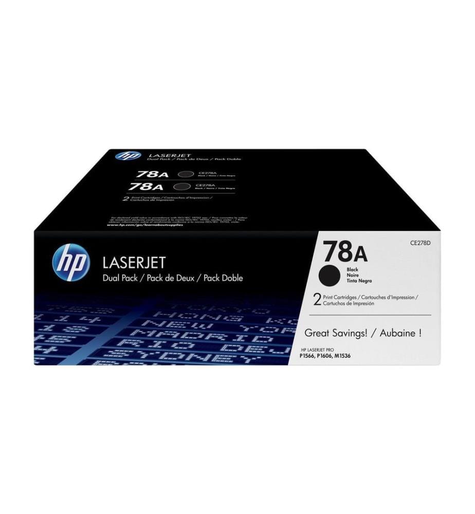 HP - Toner Nr. 78A (CE278AD) Black (paquet de 2)
