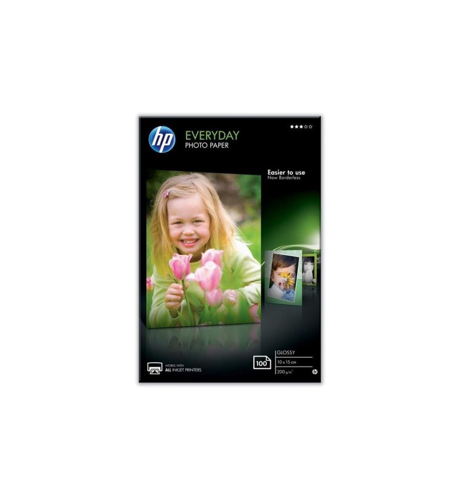 HP - Papier photo 10 x 15 cm 200 g/m² 100 Pièce/s