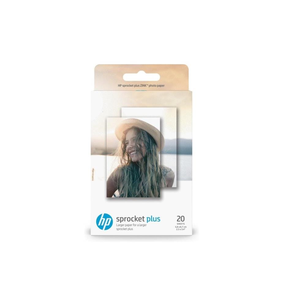 HP - Papier photo Sprocket Plus 5,8 x 8.7 cm 20 Pièce/s