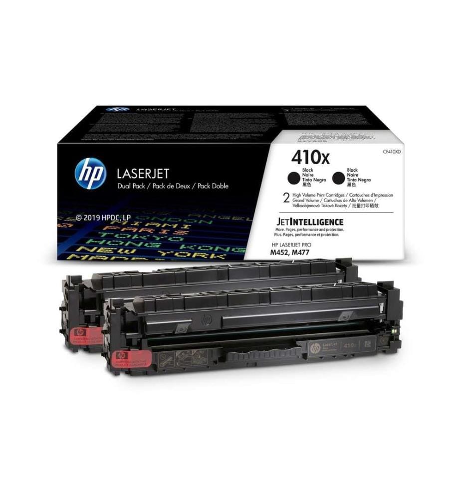 HP - Toner Nr. 410X (CF410XD) noir 2-pack