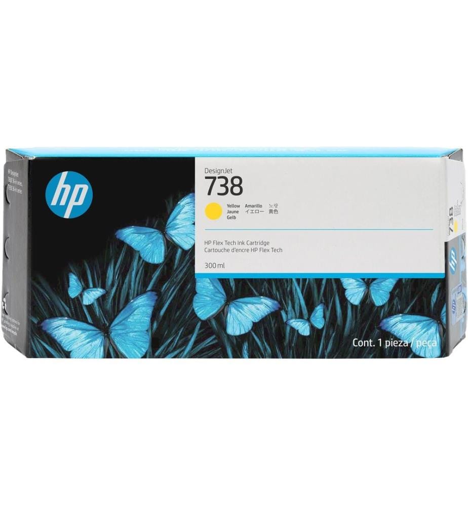 HP - Encre N° 738 (676M8A) Yellow