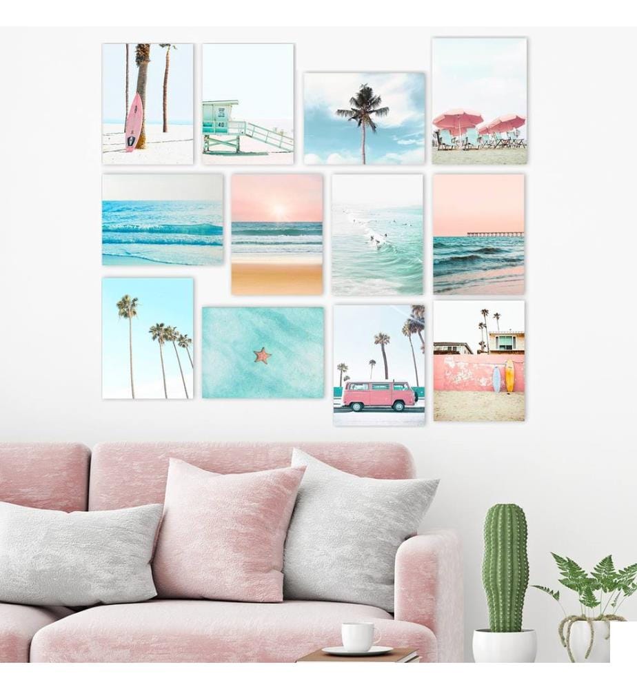 Tableau décoratif MDF (12 pièces)