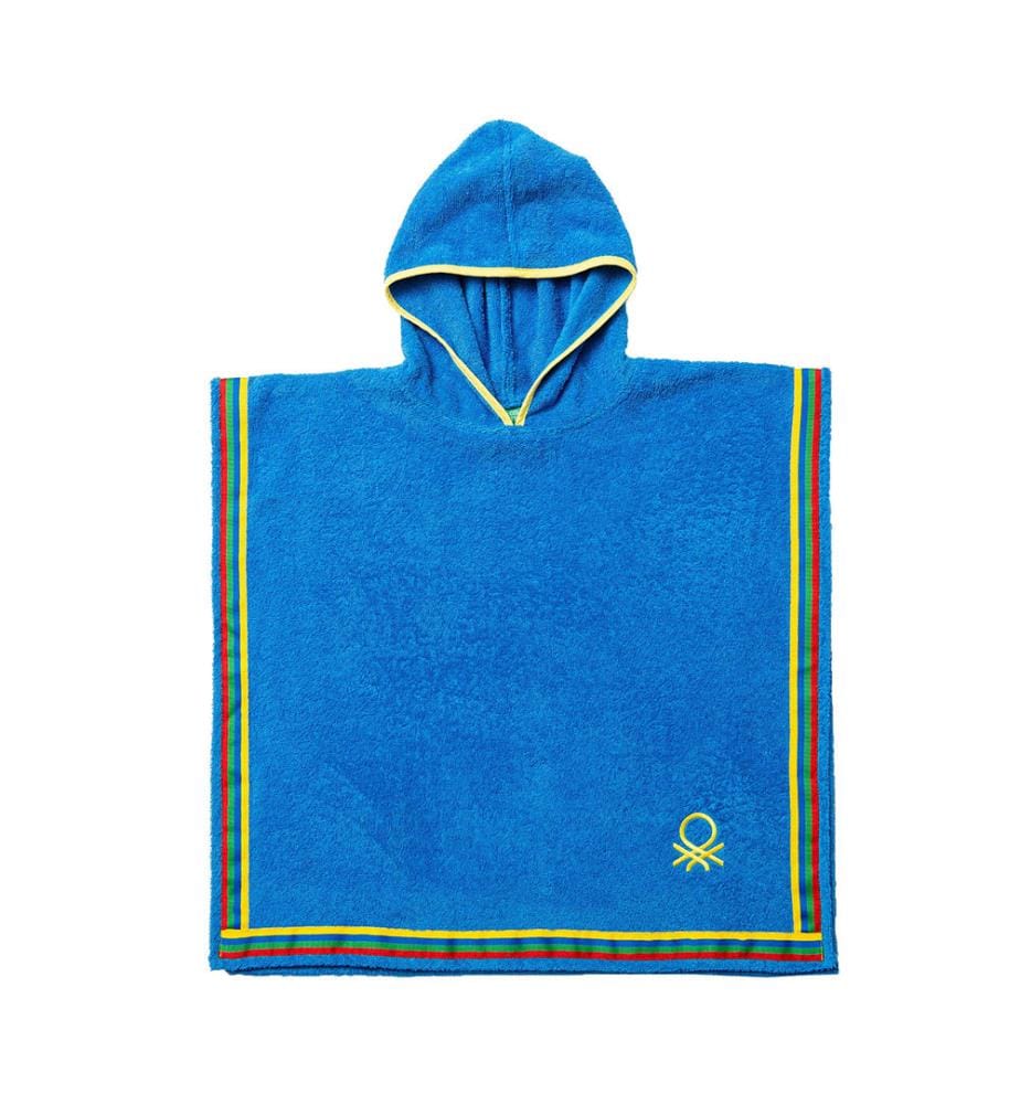 Peignoir Poncho Garçon 7-14 ans 380Gsm Bleu