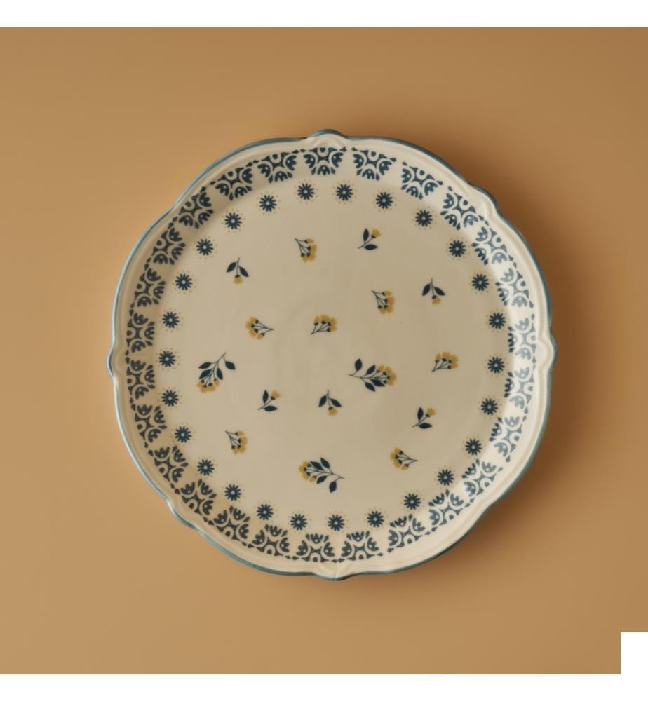 Assiette de service Mabel 32 cm - Bleu