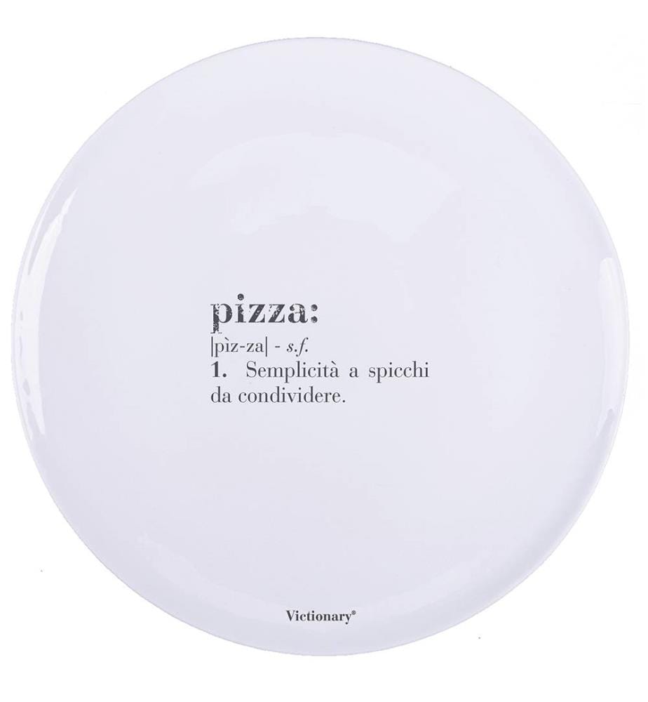 Lot de 4 assiettes à pizza - 33 cm / Victionary
