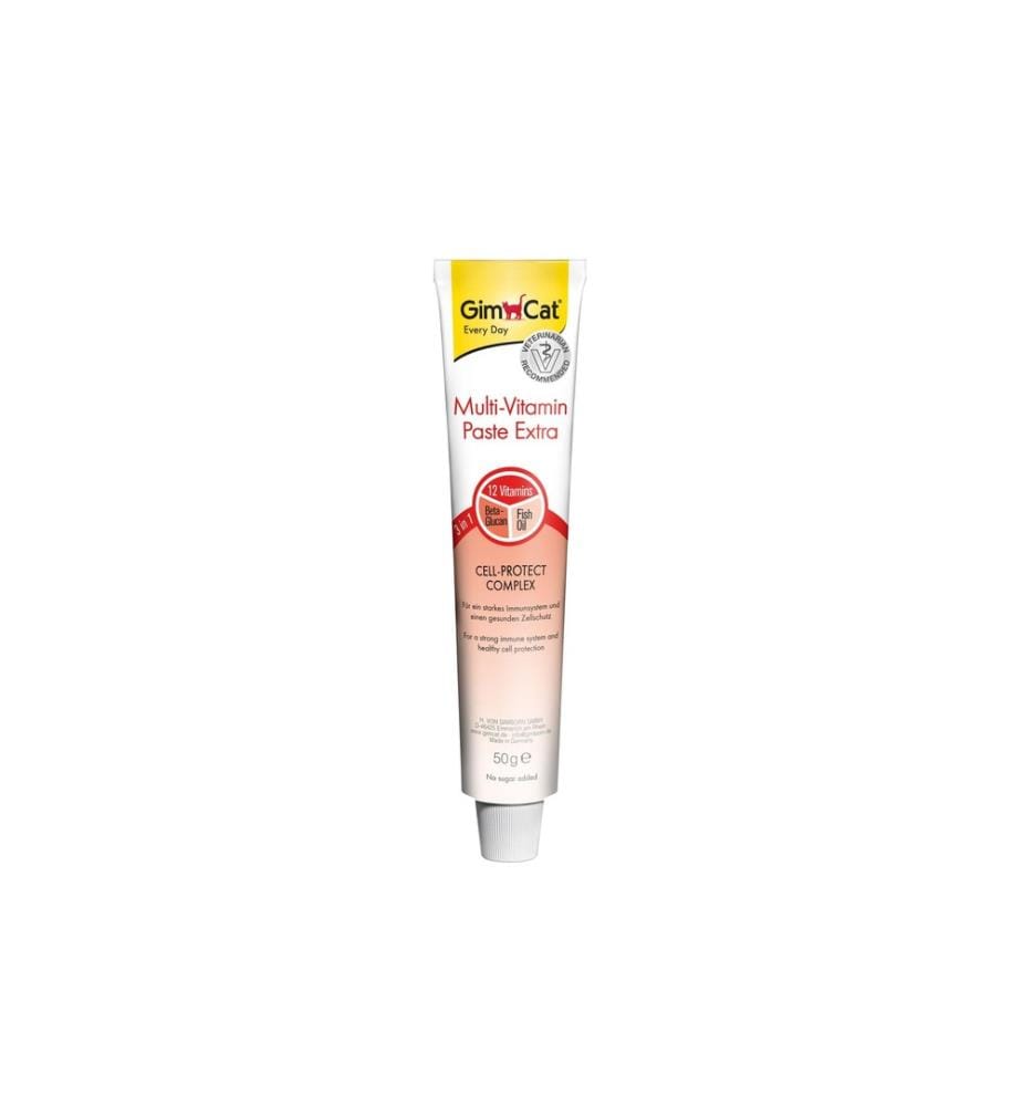 GIMPET - Complément alimentaire GimCat Pâte Multi-Vitamines Extra, 50 g