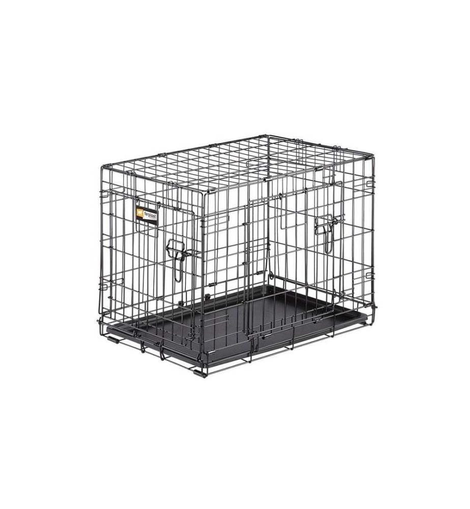 FERPLAST - Boîte de transport Dog-Inn-60, boîte métallique pliable