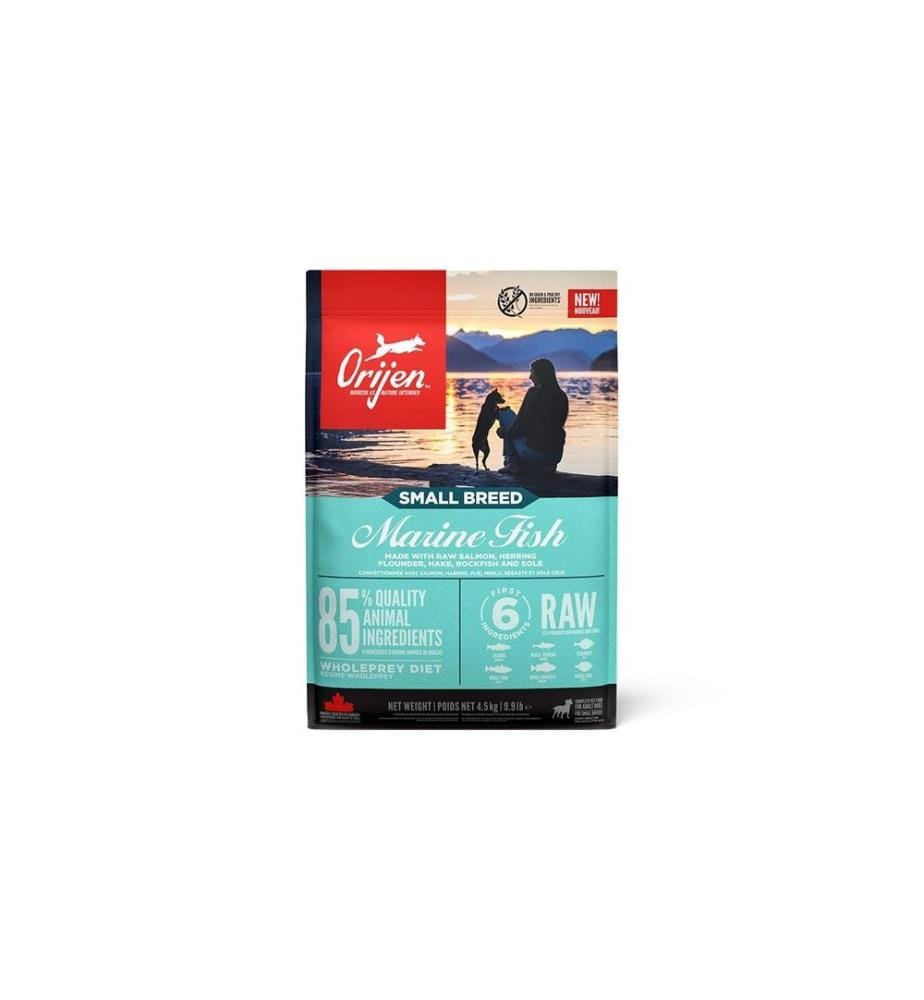ORIJEN - Alimentation sèche Dog Small Breed Marine Fish, 4.5 kg