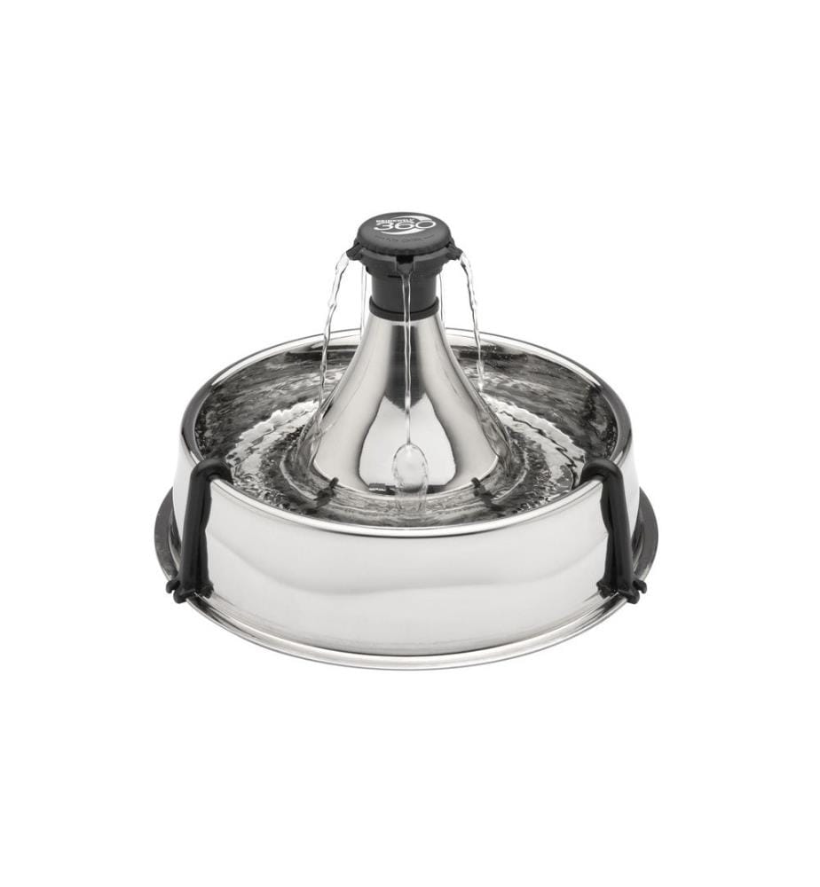 PETSAFE - Distributeur deau Drinkwell fontaine en acier inoxydable 360, 3.8 l