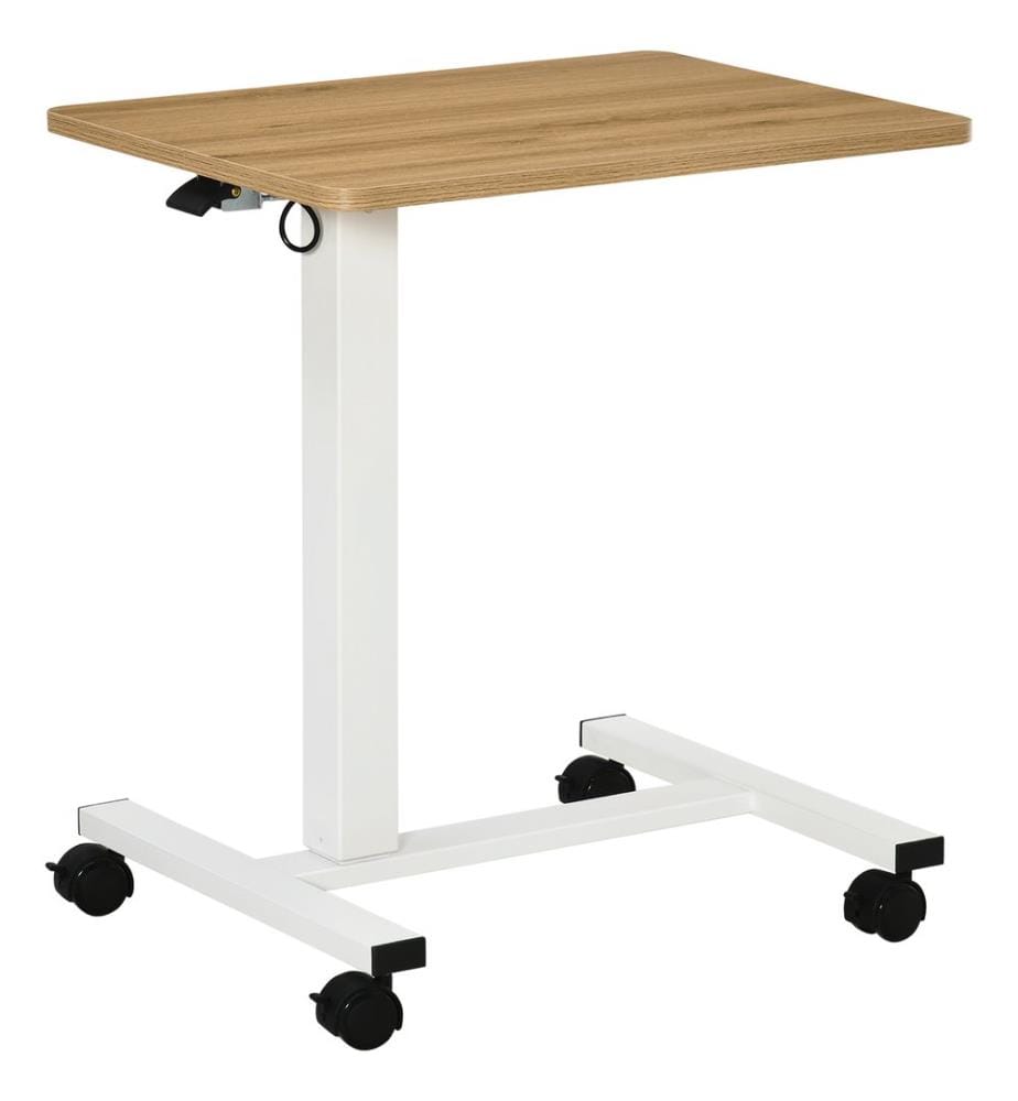 Pupitre debout bureau mobile avec roulettes 70-110 cm