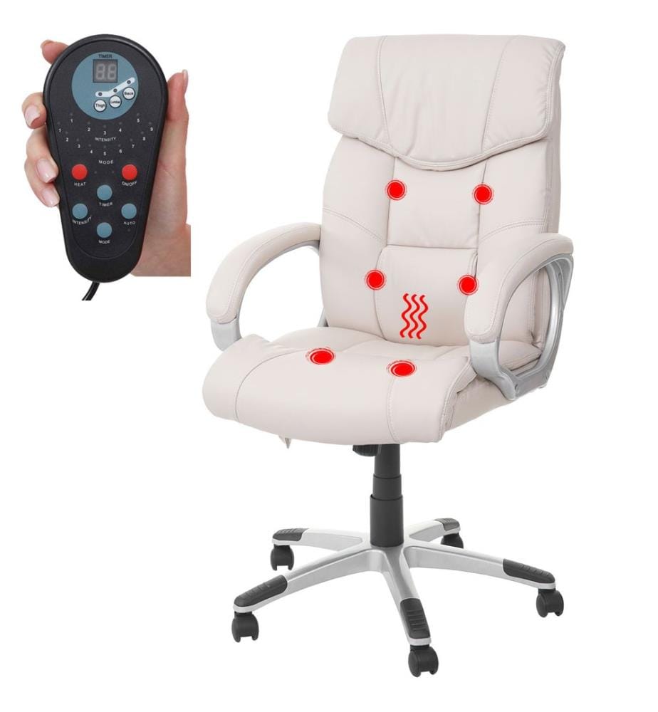 Chaise de bureau de massage HWC avec fonction chauffante