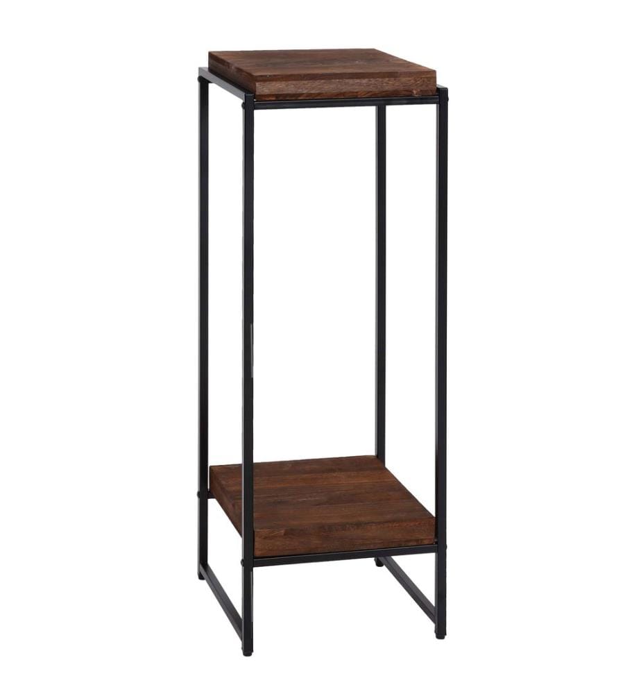 Table à fleurs JAM-K71 Table d'appoint FSC métal brun foncé 101 cm