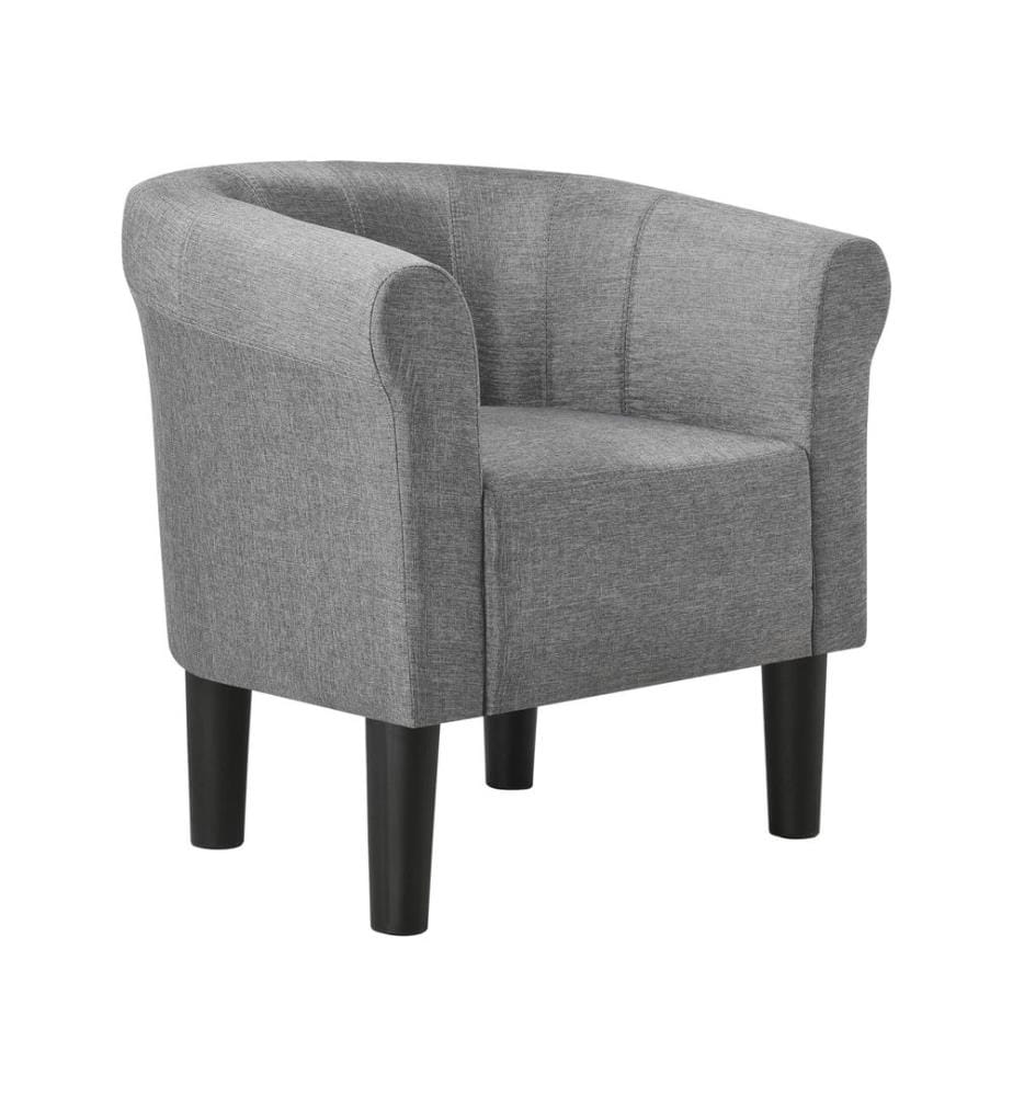 Fauteuil Jelgava 70x70x58 cm Textile Gris clair