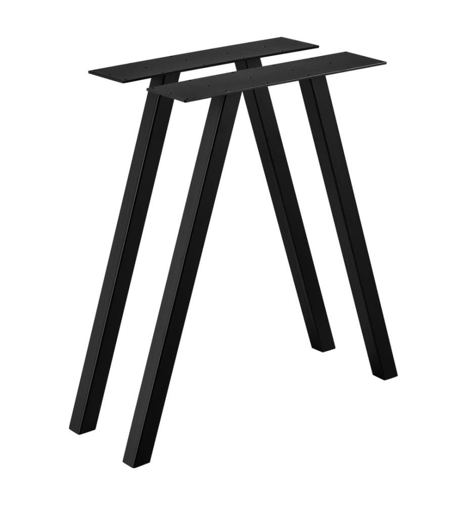Pieds de table en métal, lot de 2 Pied de table 70x72 cm