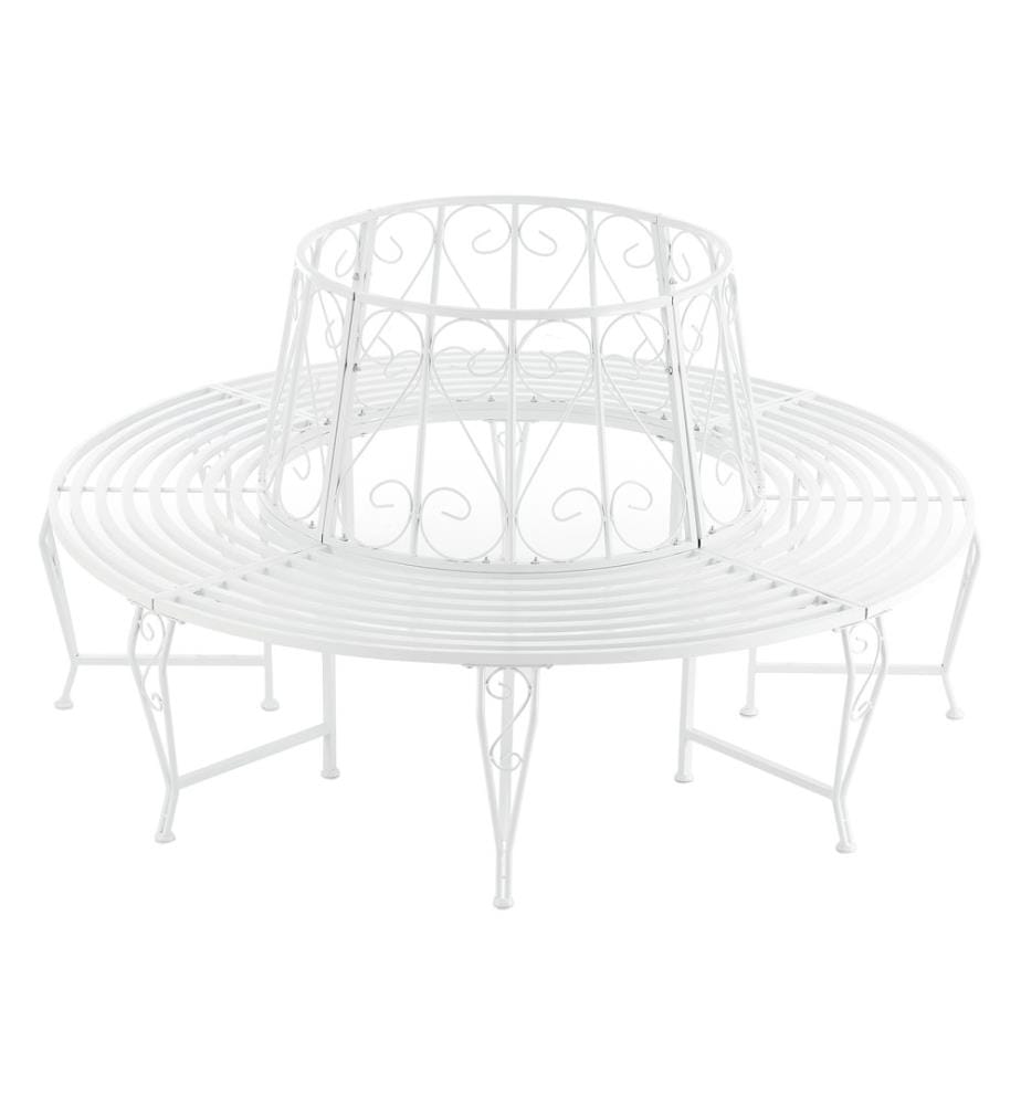 Banc d'arbre Sorrent Blanc