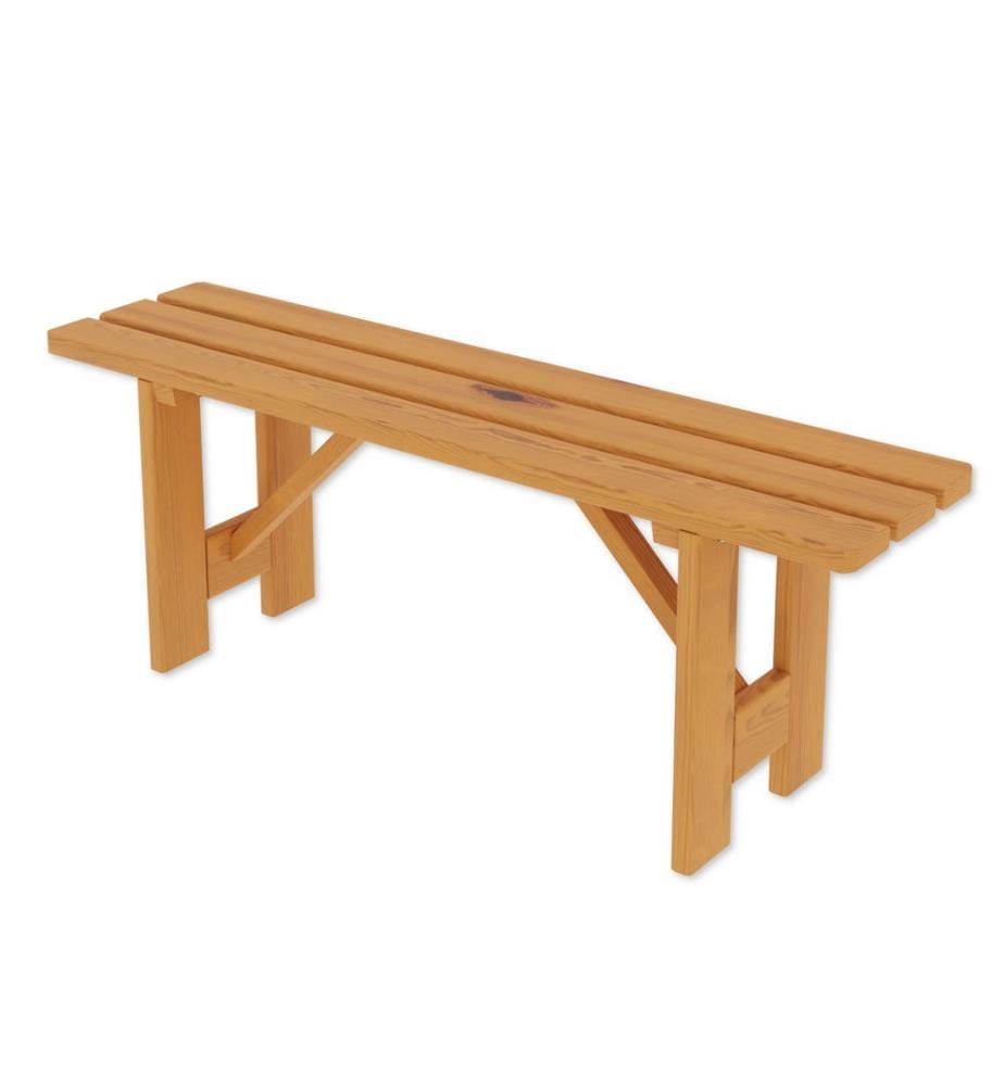 Banc de jardin 150 cm Banc en bois massif épicéa 150x40x42 cm