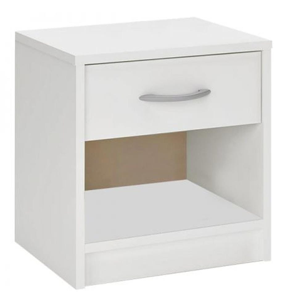 Table de nuit 35 x 40 x 50 cm blanc