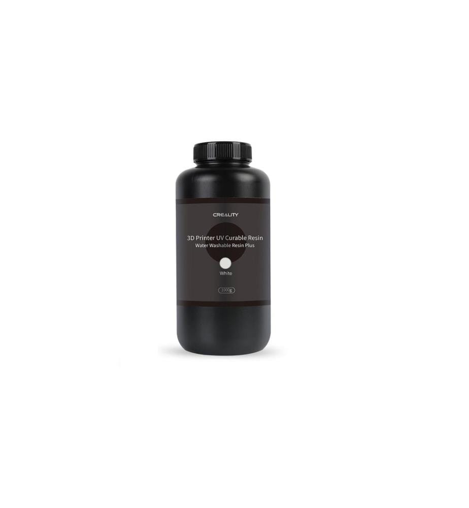 CREALITY - Résine Lavable à l'eau, Blanc, 1 kg