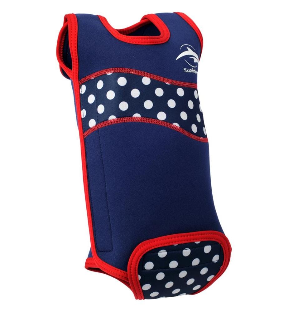 Combinaison pour bébé Babywarma navy avec points, 0-6 mois