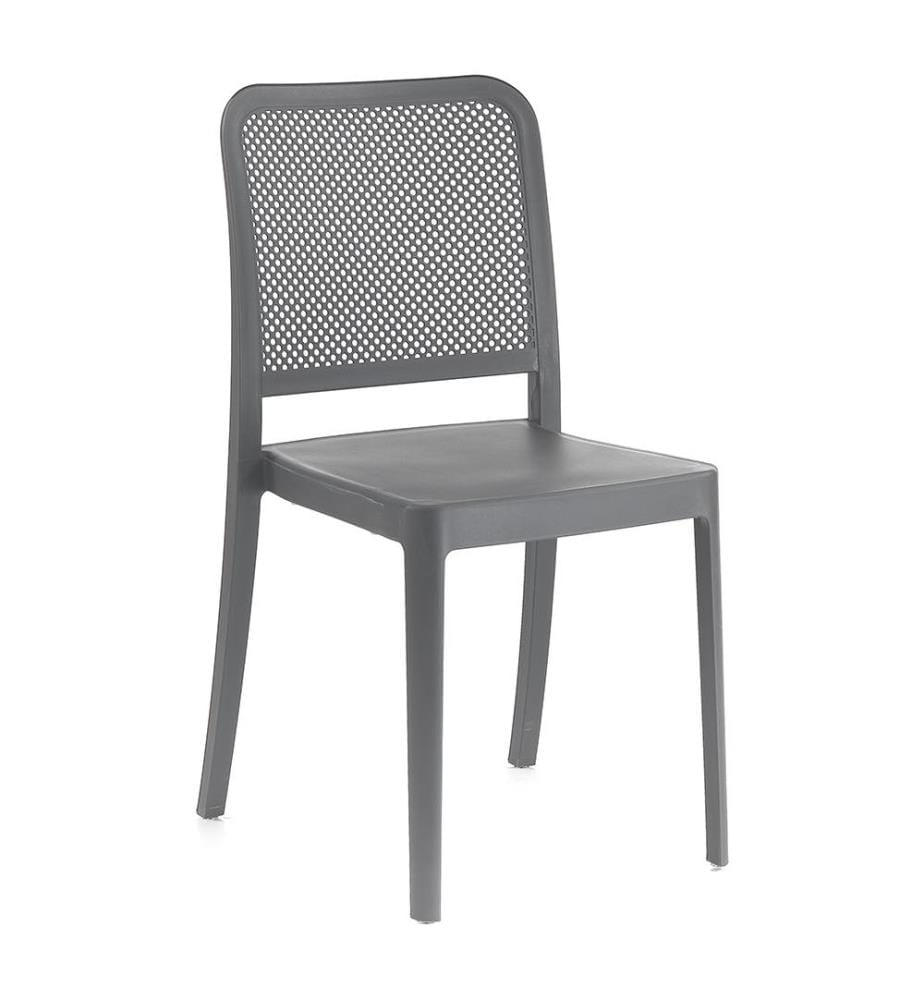 Lot de 4 Chaises - Gris