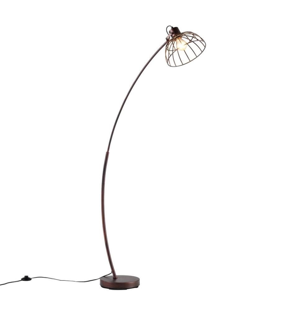 Lampadaire Portsmouth brun rouille