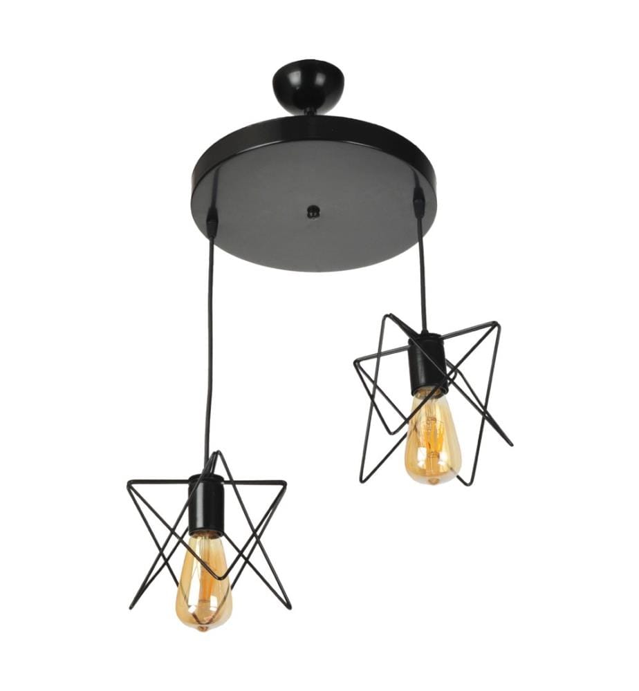 Lampe à suspendre Manningtree 2-fla mm noir