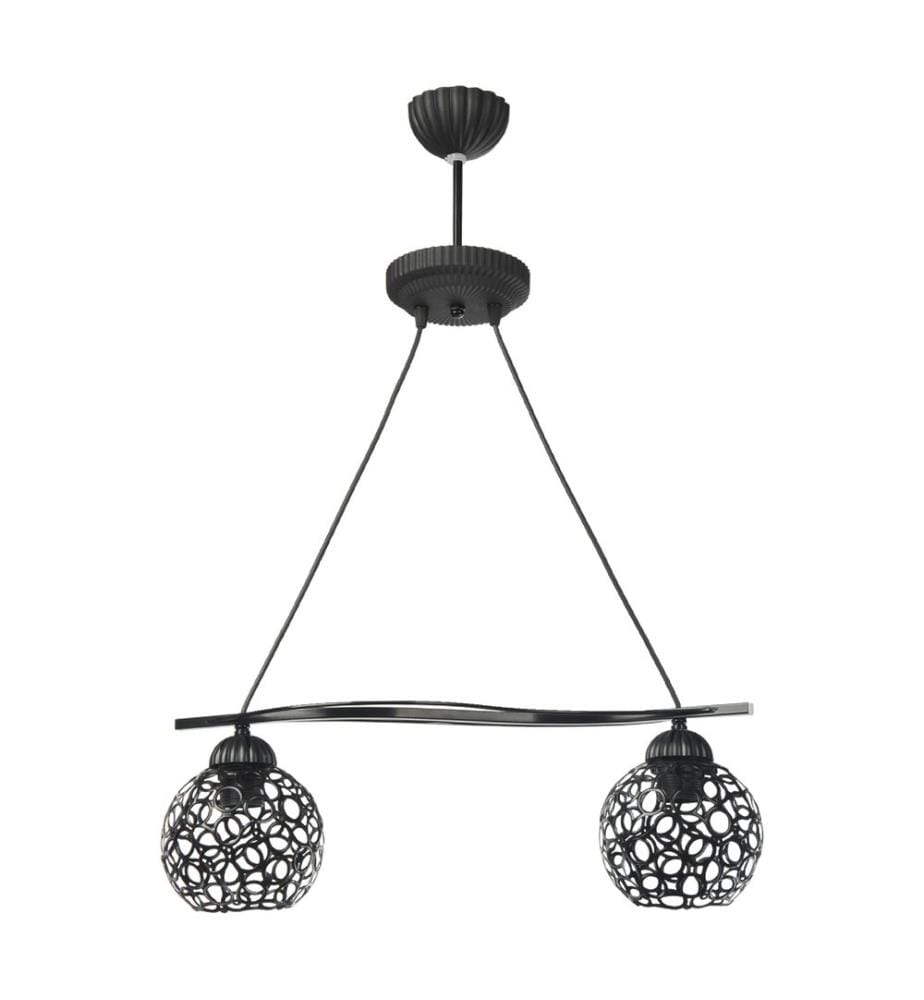 Lampe à suspendre Hyde 2-fla mm noir